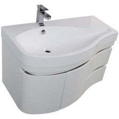 Комплект мебели Aquanet Сопрано 95 L белый 00169344