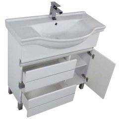 Комплект мебели Aquanet Доминика 90 белый 00172405