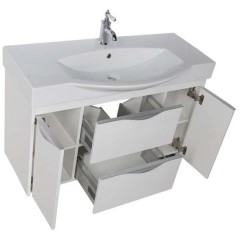 Тумба с раковиной Aquanet Франка 105 белый 00183055 + 00182330