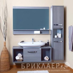 Комплект мебели Бриклаер Куба 120 серая лиственница