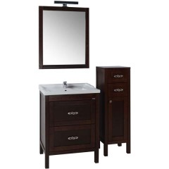 Комплект мебели ASB-Woodline Римини 60 бук тироль массив ясеня