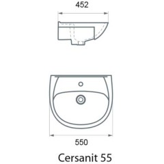 Комплект мебели Aqualife Design Гент 55