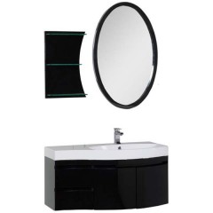 Комплект мебели Aquanet Опера 115 R черный 00169419