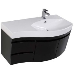 Комплект мебели Aquanet Опера 115 R черный 00169419