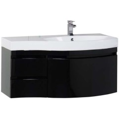 Тумба под раковину Aquanet Опера 115 R черный 00169659