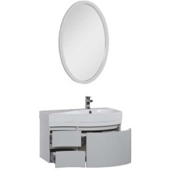 Комплект мебели Aquanet Сопрано 95 R белый 00169444