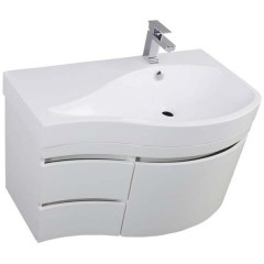 Комплект мебели Aquanet Сопрано 95 R белый 00169444