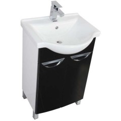 Комплект мебели Aquanet Асти 55 черный 00178436