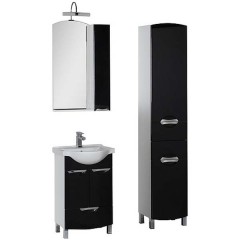 Комплект мебели Aquanet Асти 55 М черный 00180327