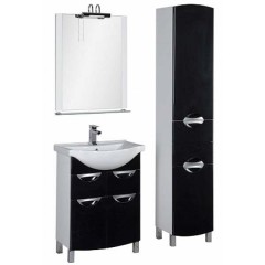 Комплект мебели Aquanet Асти 65 черный 00178430