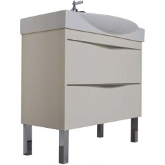 Тумба с раковиной Aquanet Франка 85 слоновая кость 00183054 + 00182329
