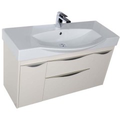 Тумба с раковиной Aquanet Франка 105 слоновая кость 00183056 + 00182330