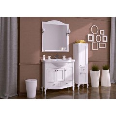 Комплект мебели ASB-Woodline Флоренция 85 белый массив ясеня