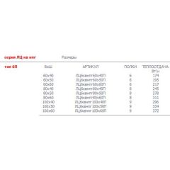 Полотенцесушитель Тругор ЛЦ кв нпг 6П