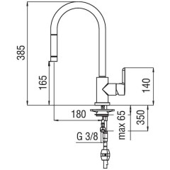 Смеситель Nobili ABC AB87137/1CR