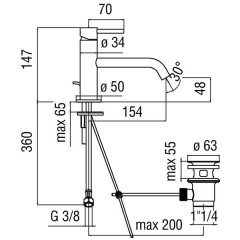 Смеситель Nobili Acquerelli AQ93118/20CR