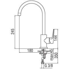 Смеситель Nobili Nobi NB84133CR