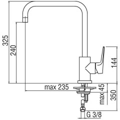 Смеситель Nobili Nobi NB84134CR