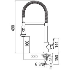 Смеситель Nobili Nobi NB84300/3CR
