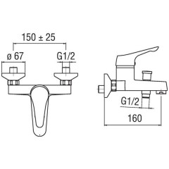 Смеситель Nobili Skipper SK11110/1CR