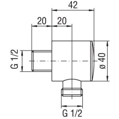 Шланговое подключение Nobili AD150/1CR