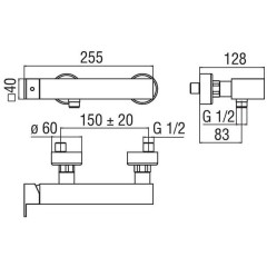 Смеситель Nobili Ray RY00130CR