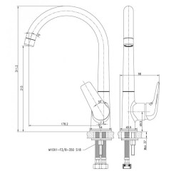 Смеситель Edelform Iris IR1808