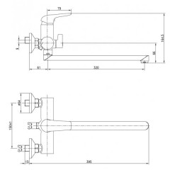 Смеситель Edelform Iris IR18102
