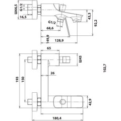 Смеситель Edelform Itum UM1810