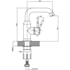 Смеситель Edelform Mollis ML5800B