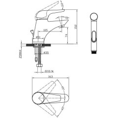 Смеситель Edelform Ocker OC1815 с гигиеническим душем