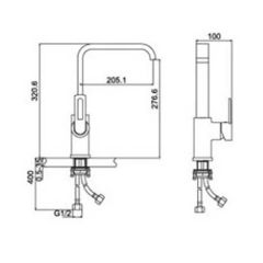 Смеситель Frap Lux Avanda G4001