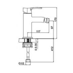 Смеситель Frap Lux Mossow G5008