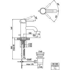 Смеситель Steinberg 100 1000