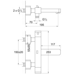 Смеситель Steinberg 230 3100 термостат