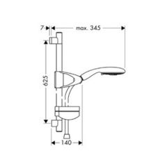 Душевая система Hansgrohe Raindance E 120 AIR 27887