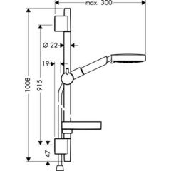 Душевая система Hansgrohe Raindance S 120 AIR 27884