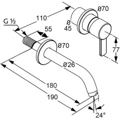 Смеситель Kludi Zenta 382440575