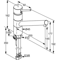 Смеситель Kludi Scope 339309675