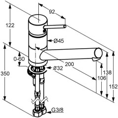 Смеситель Kludi Scope 339330575