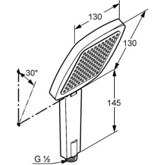 Лейка Kludi Q-beo 501000500