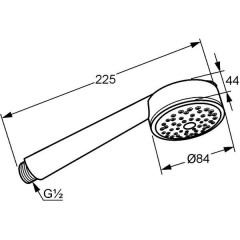 Лейка Kludi Zenta 606000500