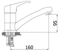 Смеситель GPD Kalipso MDL20