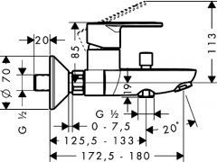 Смеситель Hansgrohe Talis E2 31642000