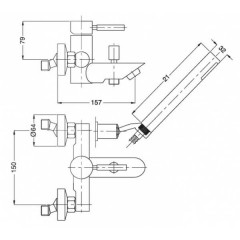 Смеситель Migliore Kobuk BN.KOB-2202