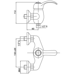 Смеситель Caprigo Maggiore 11-015