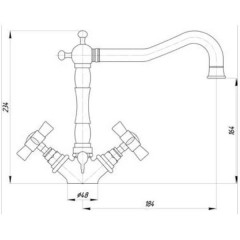 Смеситель Migliore Princeton BN.PRN-834