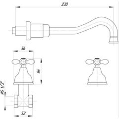 Смеситель Migliore Princeton Plus BN.PRP-8069