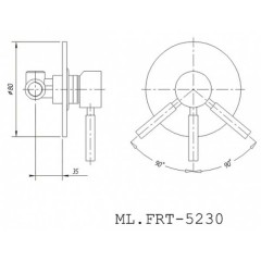 Смеситель Migliore Fortis ML.FRT-5230