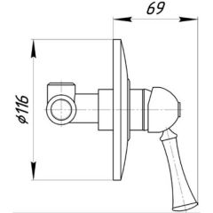 Смеситель Migliore Dallas BN.DLS-6830